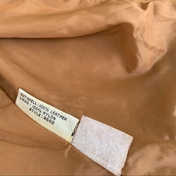 SOLD Vintage Berman’s Fringe Leather Jacket - Picture 7 of 7